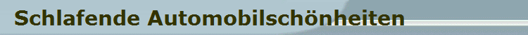 Schlafende Automobilsch�nheiten